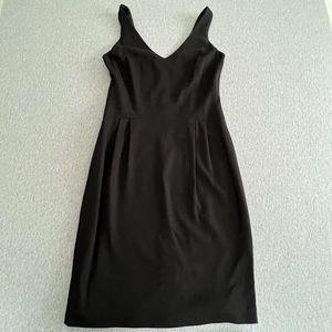 Lauren Ralph Lauren Little Black Dress LBD A-Line V-Neck Sleeveless Size 4